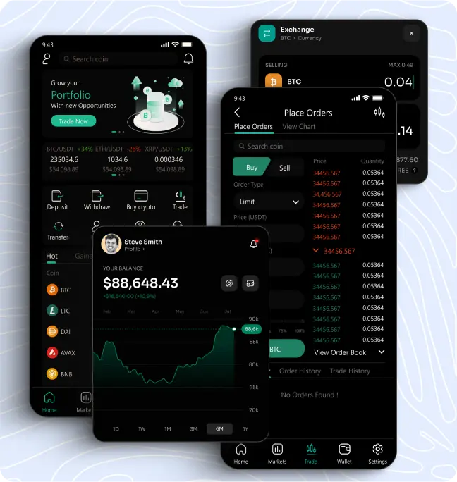 Cryptocurrency Exchange App Development