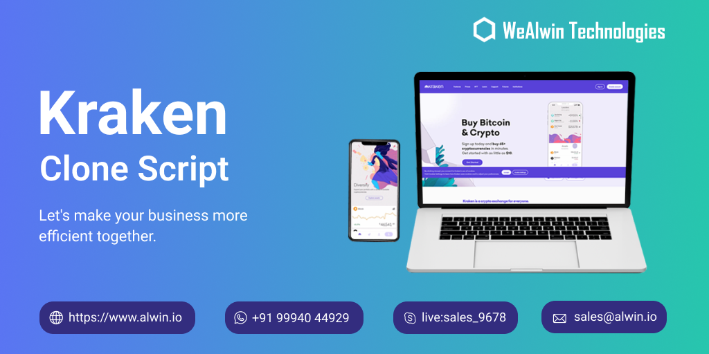 Kraken clone script to Launch a Crypto exchange like Kraken