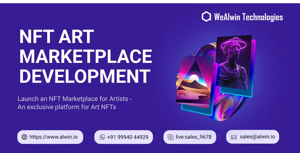 NFT art Marketplace development | WeAlwin Technologies