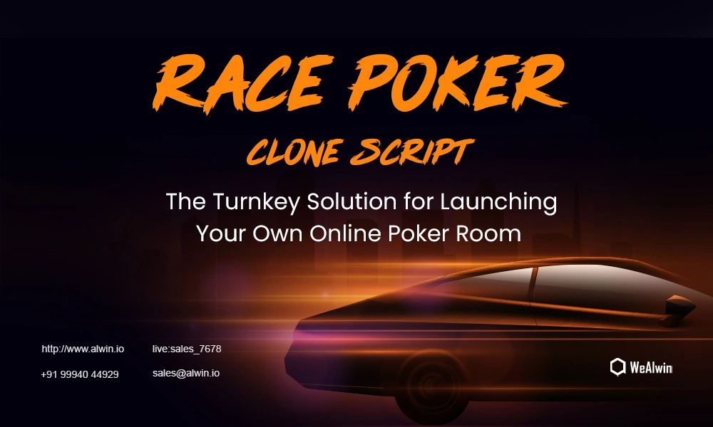 Stay ahead of the competition with Race Poker clone script 